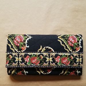 Rose Patterned Wallet